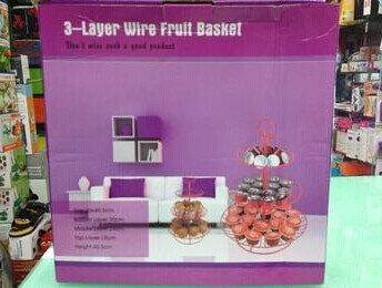 Capsule coffee-cake stand-fruits (3 layer