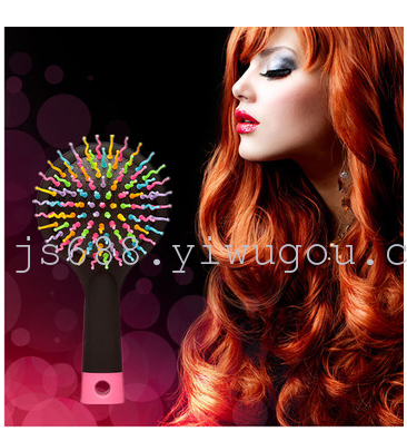 Korea Rainbow Eye Candy curls of hair airbag massage comb comb anti-static