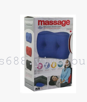 Square head Massage the waist/waist/leg vibration massage pillow headrest