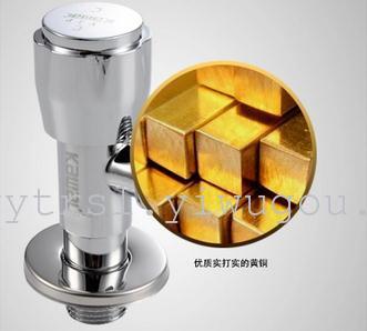 Copper thickened water lengthened check valve character of triangle valve water heater valve