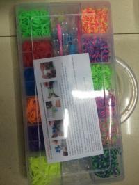 06 color rubber bands suitable for making bracelets, environmentally friendly products