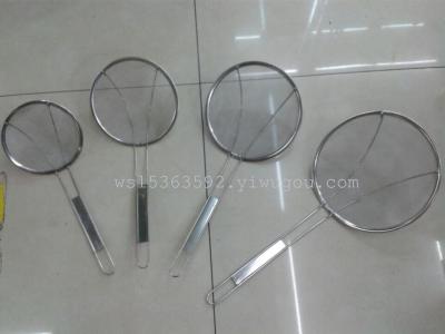Long handle stainless steel leak oil strainer Hot pot 15-18-20-23 series with magnetic line