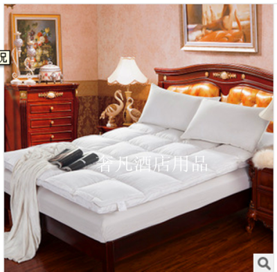 Where the five luxury Stars Hotel cotton thickened feather feather mattress feather bed pad