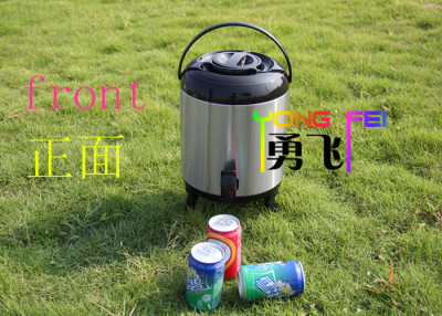 7.5l stainless steel insulation drum tourist household cooling bucket single mouth car leisure bucket beverage bucket
