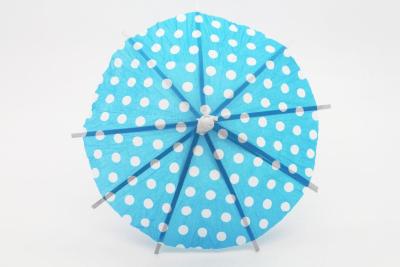 Blue dot umbrella sign cake decoration sign supply all kinds of umbrella sign