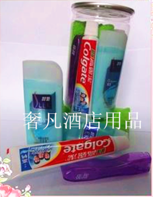 Zheng hao hotel supplies hotel paid toiletries set of six pieces of hotel travel supplies