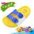 Stock 2014 new genuine child slippers slippers baby flat bicolor anti-slip Childer double buckle adjustment at the end of children's shoes
