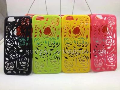 Factory direct iPhone6 cutout rose phone case Apple 6 new