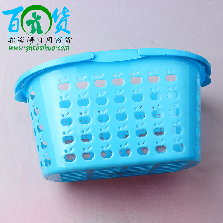 浴篮厂家直销/手提收纳篮/洗澡沐浴篮/塑料筐/挂篮/脏衣篮