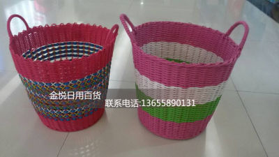 PP pipe plastic rattan storage baskets of dirty clothes hamper storage basket laundry baskets laundry 