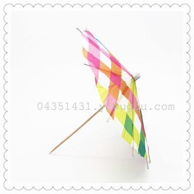 Small umbrella paper umbrella sign/ Small umbrella sign/fruit sign/fruit fork creative cocktail umbrella sign 144