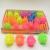 Mixed colour rabbit plush ball, luminous toys