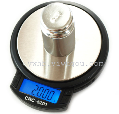 CRC-5201 high accuracy with backlight Palm electronic tea scale double scale