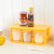Shunmei creative Spice jar set three sets of luxury kitchen drawer plastic spice boxes transparent seasoning box