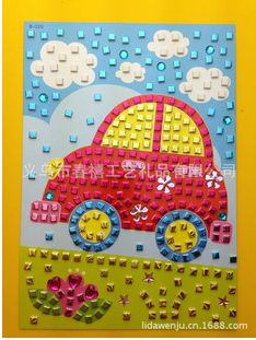 Eva child sticker manual DIY 3D diamond mosaic cartoon stickers stickers