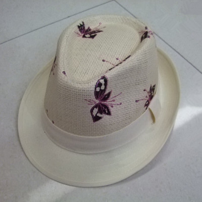 Butterfly Papyrus stereotypical hat of papyrus printing hot stamping stitching Hat