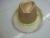 Summer grass Topper PU paper matching color stitch stereotypical Hat