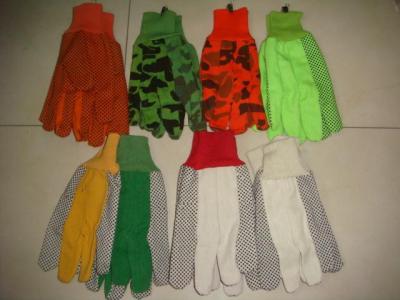 Supply cotton gloves bead on one side slip/working gloves wholesale industrial gloves