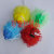 Sponge particles bath flower, tri-color bath flower rubber head bath flower, color bath ball