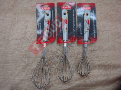 Stainless steel whisk 7011C/2C/3C stainless steel kitchen utensils