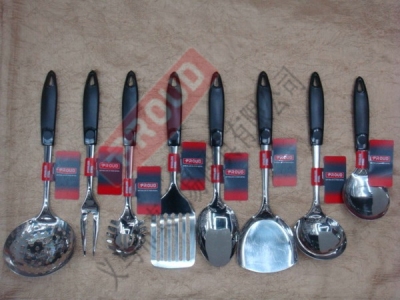Stainless steel kitchenware 4640 stainless steel spatula spoon, colanders, shovels, ladle