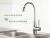 Swivel single handle double hole thermostat wassh basin faucet home faucets