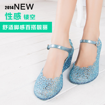 "Spot" 2014 upgrade purist takes female with female jelly sandal Sandals Sandals nest hollow out breathable summer Sandals wholesale