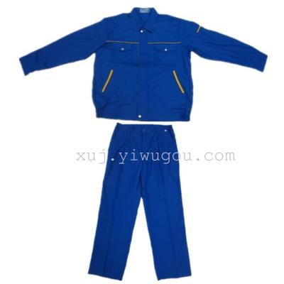 Cotton long sleeved suit men installed protective clothing