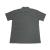 New 190g p/c loose collar solid color short sleeve polo shirt grey-European code set