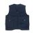 Navy men's outdoor leisure fishing vest pocket zipper vest