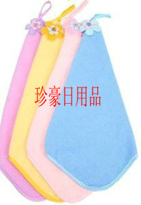 four-color hand towel microfiber rag printed rag striped rag