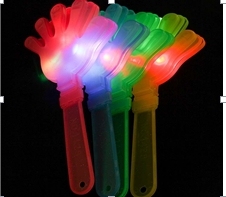 Manufacturer wholesale flash hand clappers/luminous palm clappers