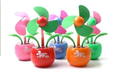 Summer hot USB fan mini fan dual use USB battery dual use apple blossom mute