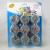 Factory direct 2 dollar store wholesale dishwashing brush pot 10G iron wire cleaning ball 9 Pack
