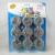 Factory direct 2 dollar store wholesale dishwashing brush pot 10G iron wire cleaning ball 9 Pack