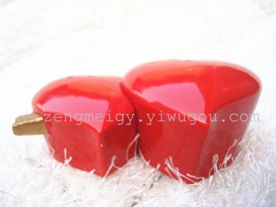 Heart-shaped cruet wedding received a small gift household articles of ceramic arts and crafts creative ornaments wholesale