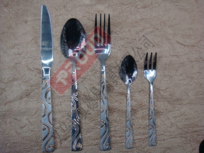 2960AD gold-plated stainless steel tableware stainless steel cutlery, knives, forks, spoons