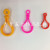 Colored plastic hook-hook acrylic key chain lobster clasp