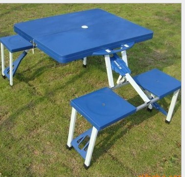 Outdoor products pp plastic foldable tables and chairs leisure tables and chairs fairs table wholesale