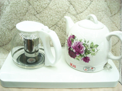 Authentic Jia Xuan handicraft gift ceramic electric kettle automatic water boil water pumping home tea set