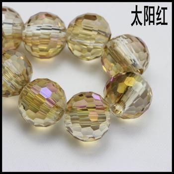 10 # 96 face earth bead bead curtain of DIY powder bead accessories wholesale high quality crystal plating color