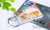 Diy Photo Small Pendant Keychain Empty Shell Transparent Acrylic Photo Frame Plastic Key Chain Advertising Studio Memorial
