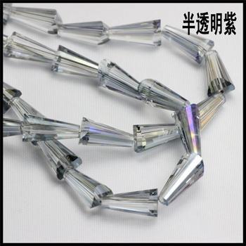 6# crystal accessories direct sales, the pagoda type artificial crystal imitation natural crystal beads