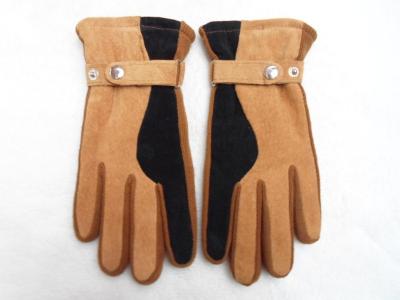 Ladies pigskin suede stitch gloves