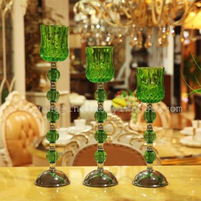 European - style glass candlestick Candle Holder Candle Holder Candle Holder Candle Holder Candle Holder