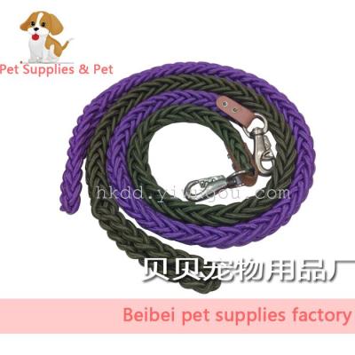 Traction rope dog pet supplies thoraco-dorsal thoracic dorsal braided 8 medium and large dog collars leash leash