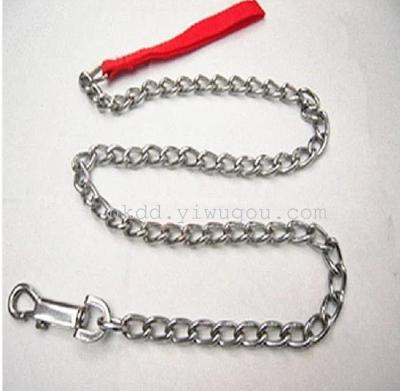 Iron dog pet supplies chain traction rope small dog big dog leash