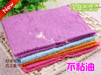 South Korea Dishcloth One Piece Dropshipping Stall Running Rivers and Lakes Wood Fiber Clean Towel M3027 Color