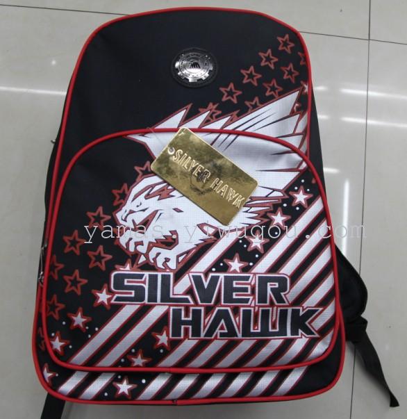 双拉链休闲背包