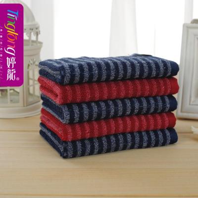 Sponge towel factory direct bar boy towel embroidered cat hanging rope spot cotton absorbent towels wholesale